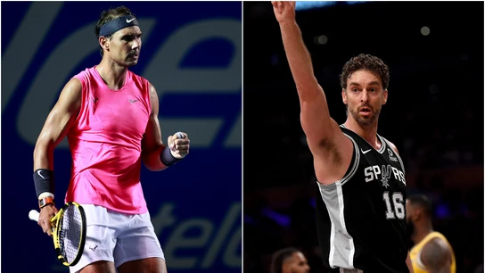 Rafa Nadal y Pau Gasol Rafa Nadal y Pau Gasol