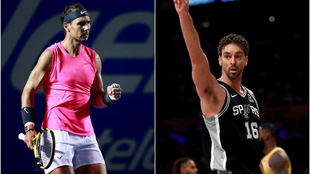 Rafa Nadal y Pau Gasol