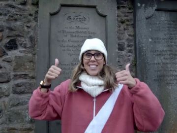 Amaya Valdemoro en busca de Harry Potter en Escocia Amaya Valdemoro en busca de Harry Potter en Escocia