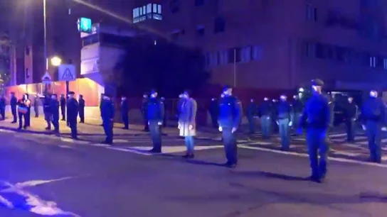 Emotivo homenaje de todas las autoridades al guardia civil fallecido por coronavirus en Logroño Emotivo homenaje de todas las autoridades al guardia civil fallecido por coronavirus en Logroño