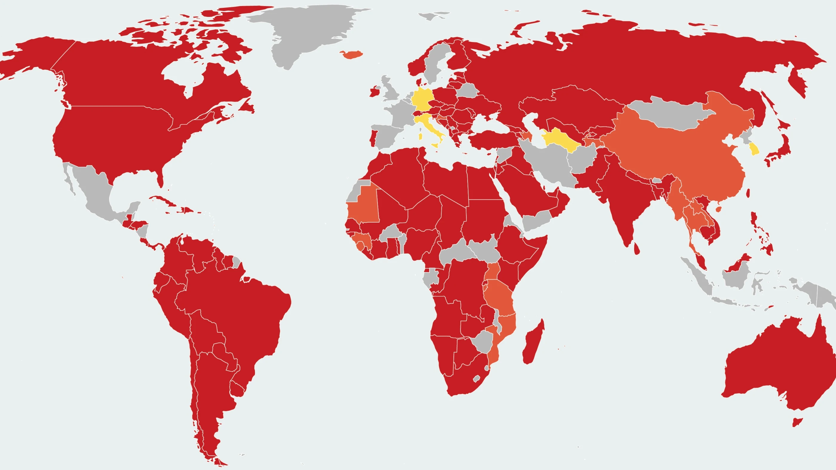 Restricciones a viajeros españoles por el coronavirus