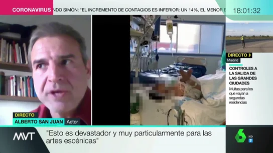 La reflexión de Alberto San Juan: "Este drama va a obligarnos a pensar en un humanismo global y una defensa de la vida" La reflexión de Alberto San Juan: "Este drama va a obligarnos a pensar en un humanismo global y una defensa de la vida"