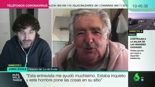 Desde la reflexión de Mujica hasta las confesiones más íntimas de David Broncano: vivencias de un confinamiento en 'Lo de Évole' Desde la reflexión de Mujica hasta las confesiones más íntimas de David Broncano: vivencias de un confinamiento en 'Lo de Évole'