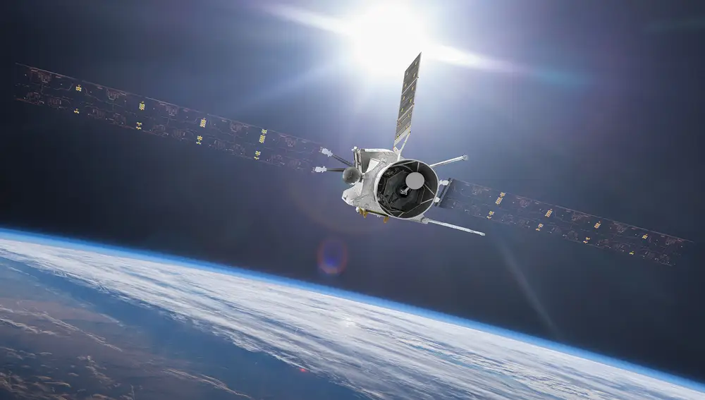Recreación de la misión BepiColombo de la ESA, actualmente de camino a Marte. 