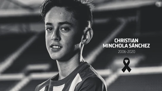 Christian Minchola, canterano del Atlético Christian Minchola, canterano del Atlético