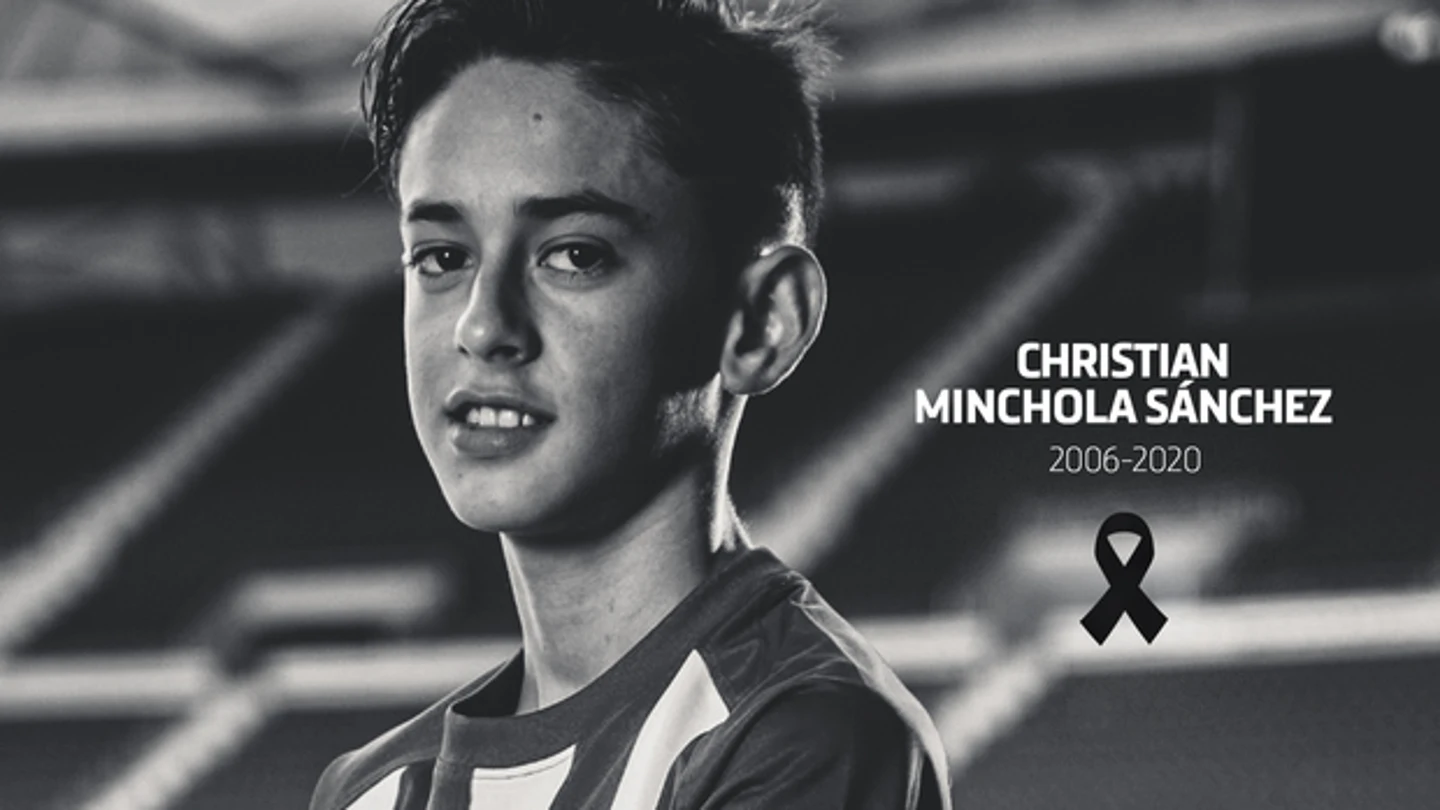 Christian Minchola, canterano del Atlético Christian Minchola, canterano del Atlético
