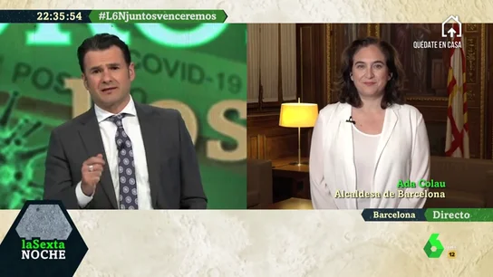 Ada Colau: "Esta crisis abre un debate, hay sectores que no se pueden mercantilizar y privatizar sin más" Ada Colau: "Esta crisis abre un debate, hay sectores que no se pueden mercantilizar y privatizar sin más"