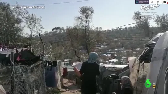 Campo de refugiados, Lesbos Campo de refugiados, Lesbos