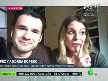 Iñaki López y Andrea Ropero Iñaki López y Andrea Ropero