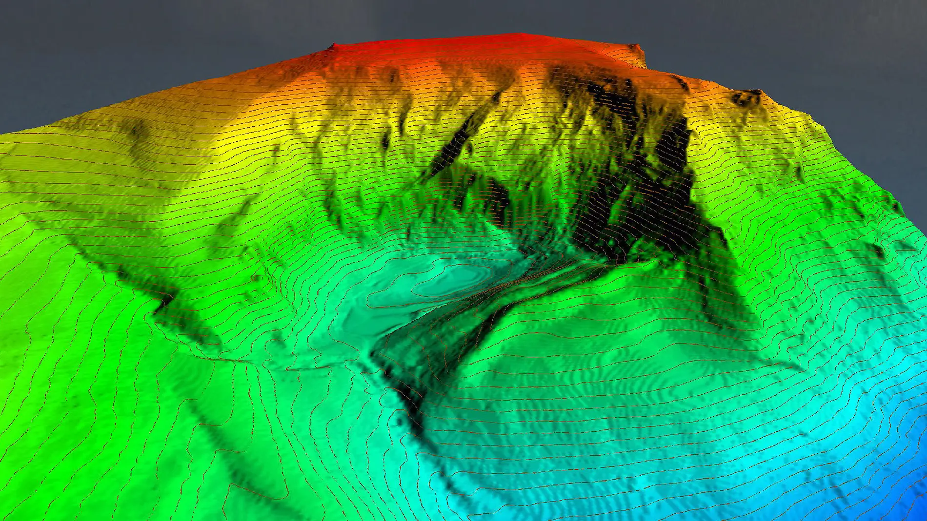 Modelos en 3D de lagos de montana con un sonar portatil y laser aereo