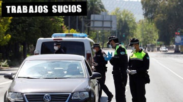 Controles de la Policía en Córdoba durante el estado de alarma