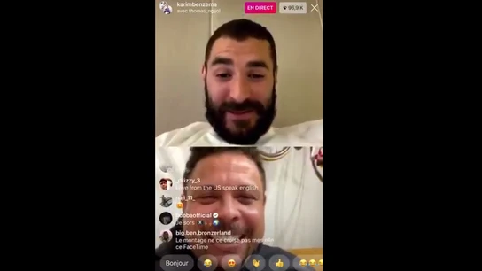 Karim Benzema y Ronaldo Nazario Karim Benzema y Ronaldo Nazario