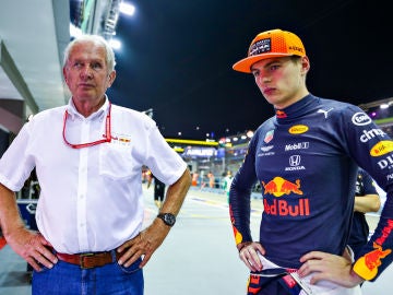 Helmut Marko y Verstappen Helmut Marko y Verstappen