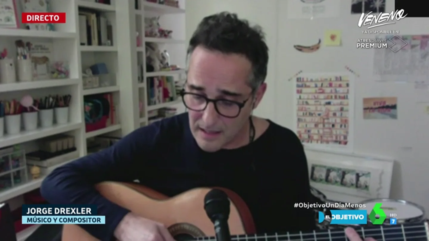 La emotiva actuación de Jorge Drexler en El Objetivo interpretando su nueva canción ‘Codo con codo’ La emotiva actuación de Jorge Drexler en El Objetivo interpretando su nueva canción ‘Codo con codo’