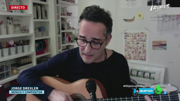 La emotiva actuación de Jorge Drexler en El Objetivo interpretando su nueva canción ‘Codo con codo’