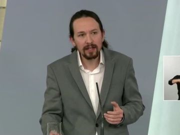 El vicepresidente segundo Pablo Iglesias El vicepresidente segundo Pablo Iglesias