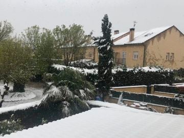 Nevada en la localidad madrileña de Morazarzal Nevada en la localidad madrileña de Morazarzal