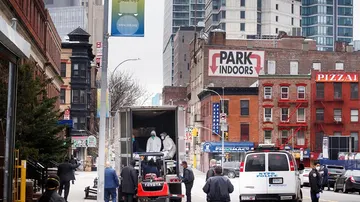 Impactante imagen en las calles de Nueva York por el COVID-19