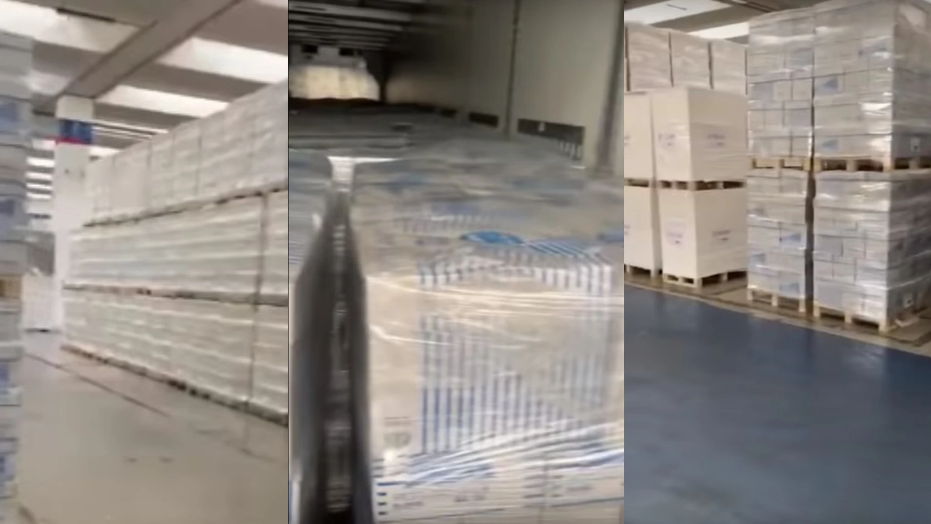 Folios, la carga del camionero que dice llevar material sanitario a Francia