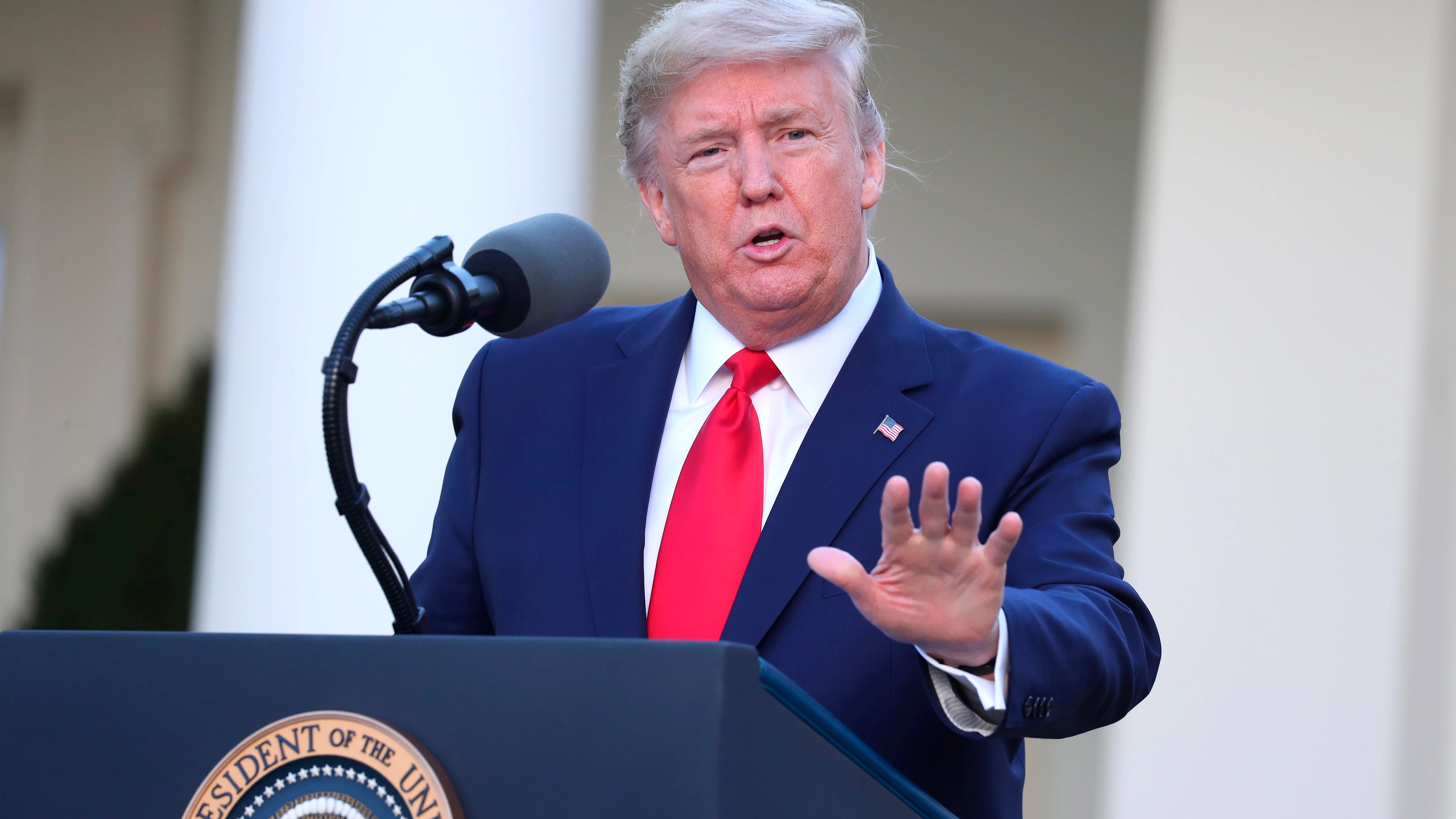 El presidente de Estados Unidos, Donald Trump