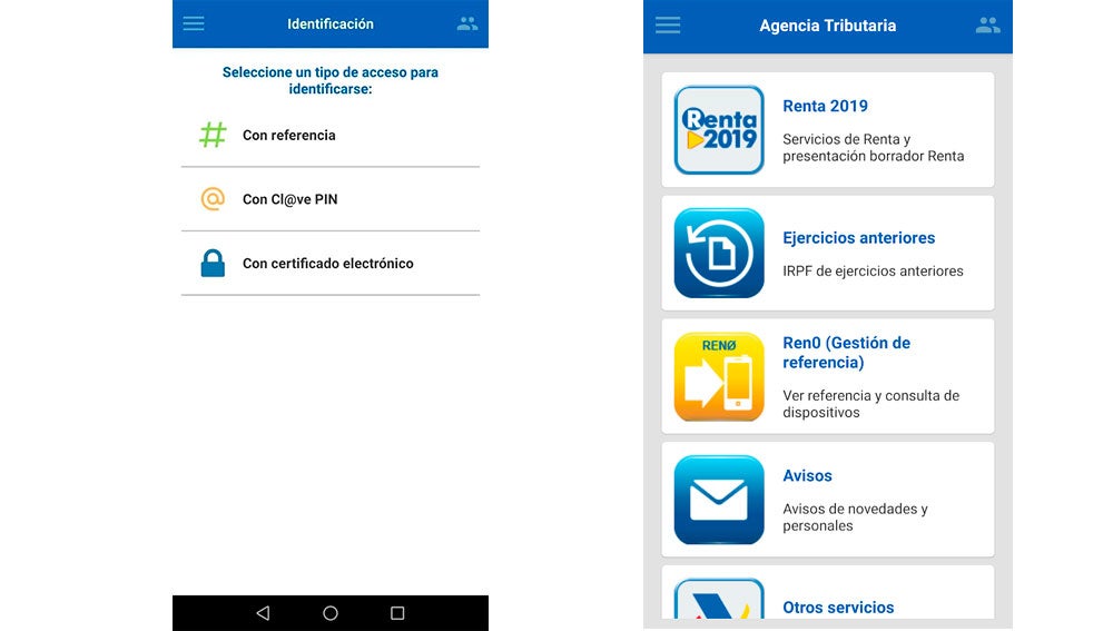 App de la Agencia Tributaria