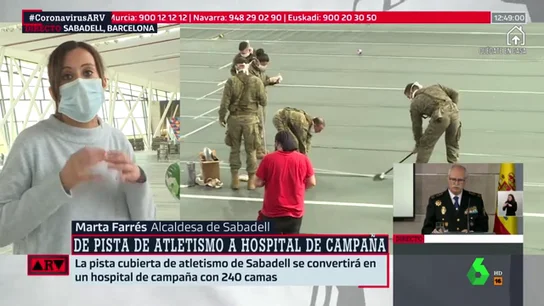 Marta Farrés, alcaldesa de Sabadell: "Pedimos a la Generalitat que no deje a los ayuntamientos solos ante esta pandemia" Marta Farrés, alcaldesa de Sabadell: "Pedimos a la Generalitat que no deje a los ayuntamientos solos ante esta pandemia"