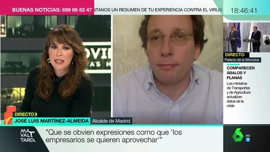 Mamen Mendizábal y José Luis Martínez Almeida Mamen Mendizábal y José Luis Martínez Almeida