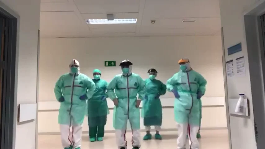 El baile viral al ritmo de Beyoncé de unos sanitarios que tratan pacientes con coronavirus