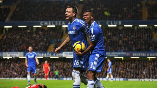 Ashley Cole junto a Terry Ashley Cole junto a Terry