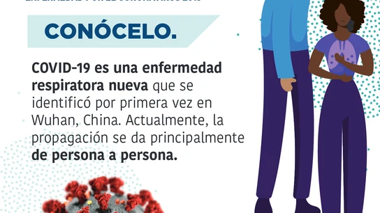 La principal forma de propagación del virus son las gotículas respiratorias expelidas al toser COVID-19