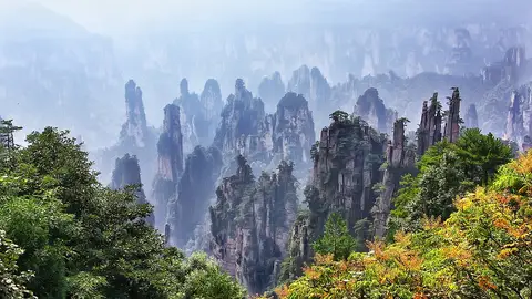 Montañas de Zhangjiajie Montañas de Zhangjiajie
