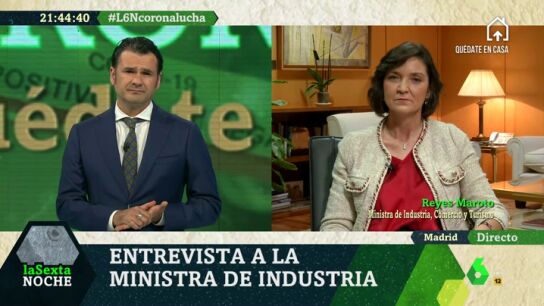 Reyes Maroto, sobre la desescalada en la actividad empresarial: "Queremos transformar los ERTEs de fuerza mayor en ERTEs productivos"