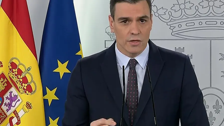 Pedro Sánchez, en rueda de prensa