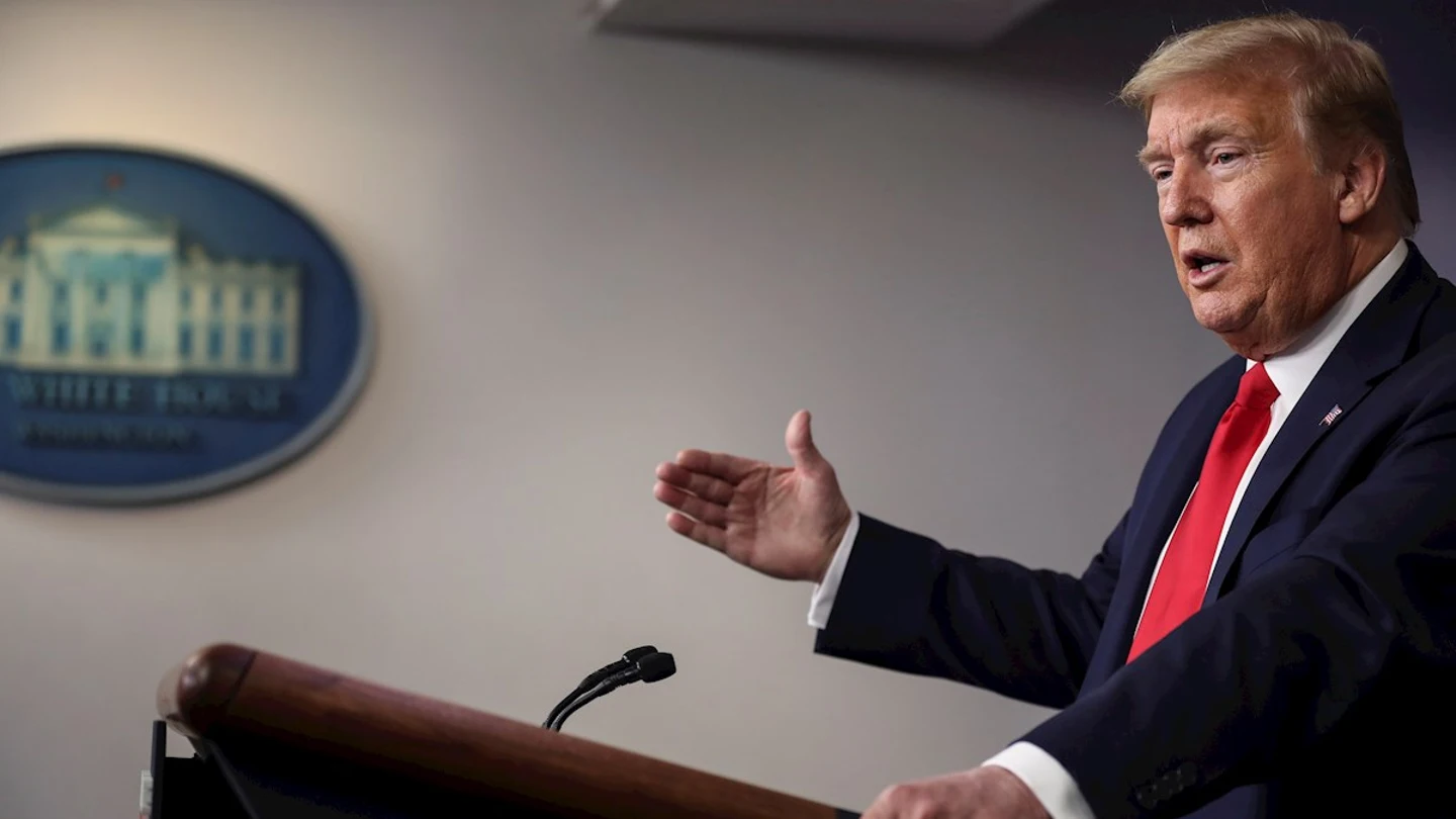 Donald Trump ante los medios Donald Trump ante los medios