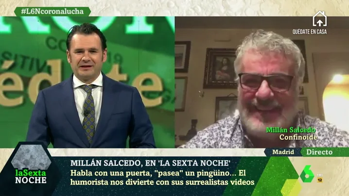 El humor como vacuna contra el coronavirus: la receta de Millán Salcedo para salvar un confinamiento solo en casa El humor como vacuna contra el coronavirus: la receta de Millán Salcedo para salvar un confinamiento solo en casa