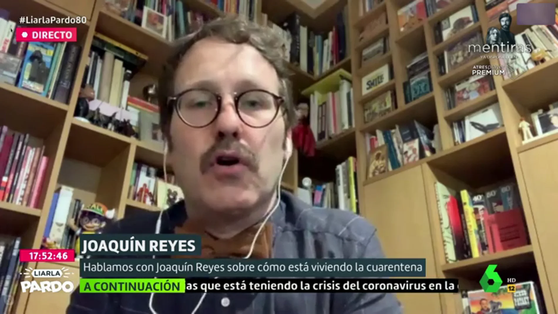 Joaquín Reyes: "Desconocía que me importase que el rodapié estuviese limpio"