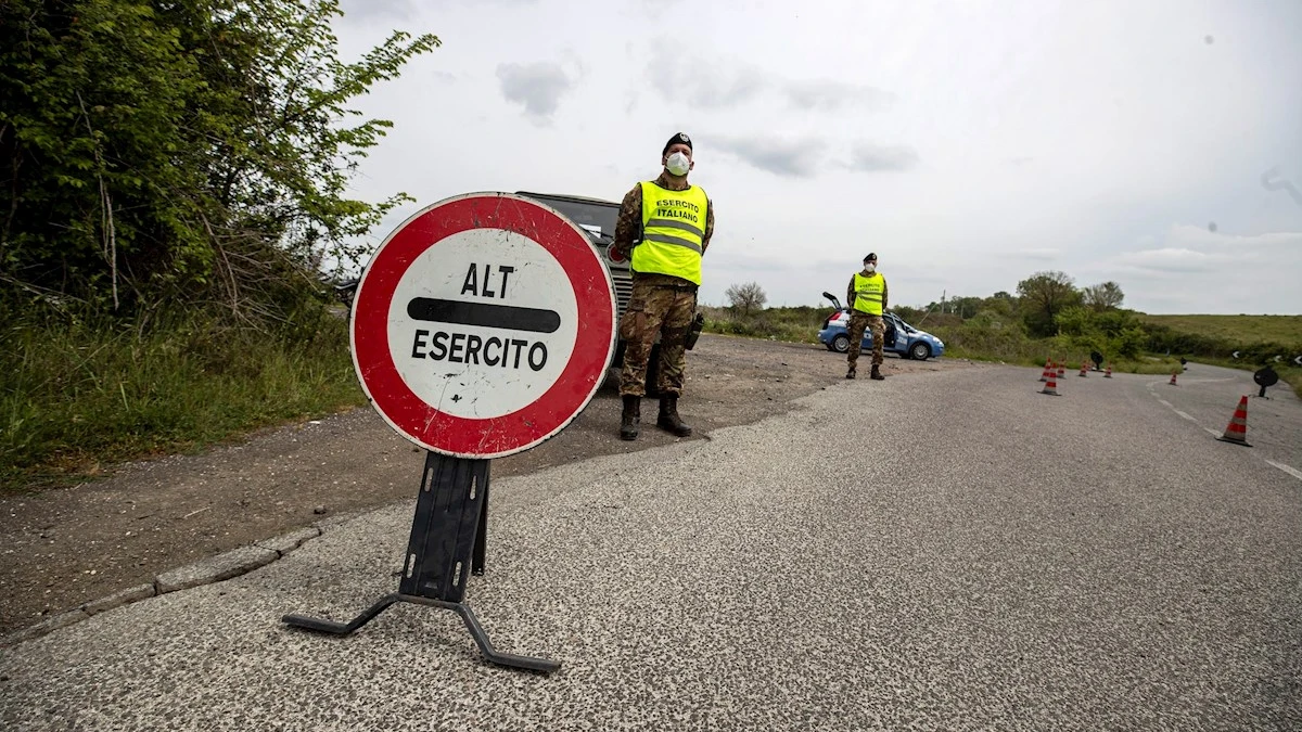 Control del Ejército en Italia