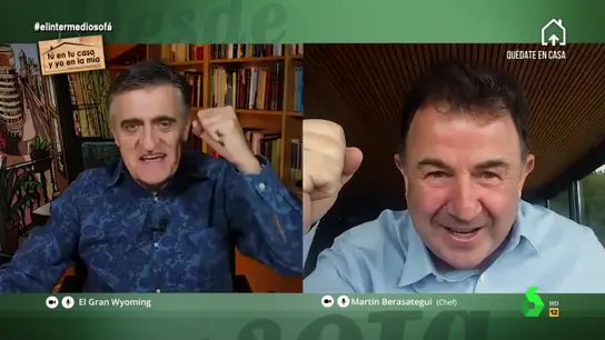 El Gran Wyoming entrevista al chef Martín Berasategui El Gran Wyoming entrevista al chef Martín Berasategui