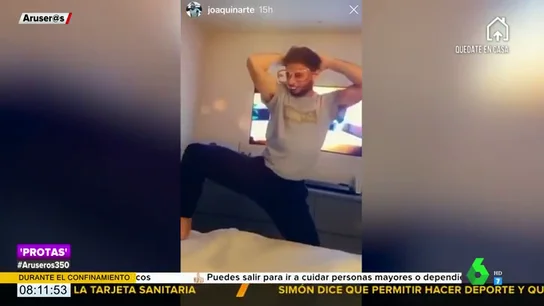 El baile seductor con el que Joaquín intenta poner a tono a su mujer El baile seductor con el que Joaquín intenta poner a tono a su mujer