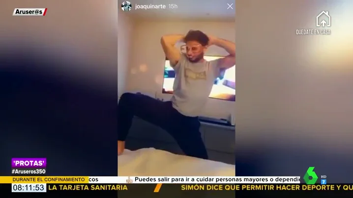 El baile seductor con el que Joaquín intenta poner a tono a su mujer