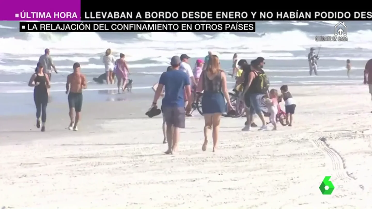 Playas abarrotadas en Florida y apertura de colegios en Francia: así están relajando el confinamiento el resto de países Playas abarrotadas en Florida y apertura de colegios en Francia: así están relajando el confinamiento el resto de países