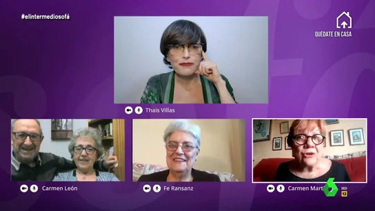 Las 'Lideresas de Villaverde' confiesan a Thais Villas cómo están viviendo su confinamiento: "Mi marido me enseña mal a bailar" Las 'Lideresas de Villaverde' confiesan a Thais Villas cómo están viviendo su confinamiento: "Mi marido me enseña mal a bailar"