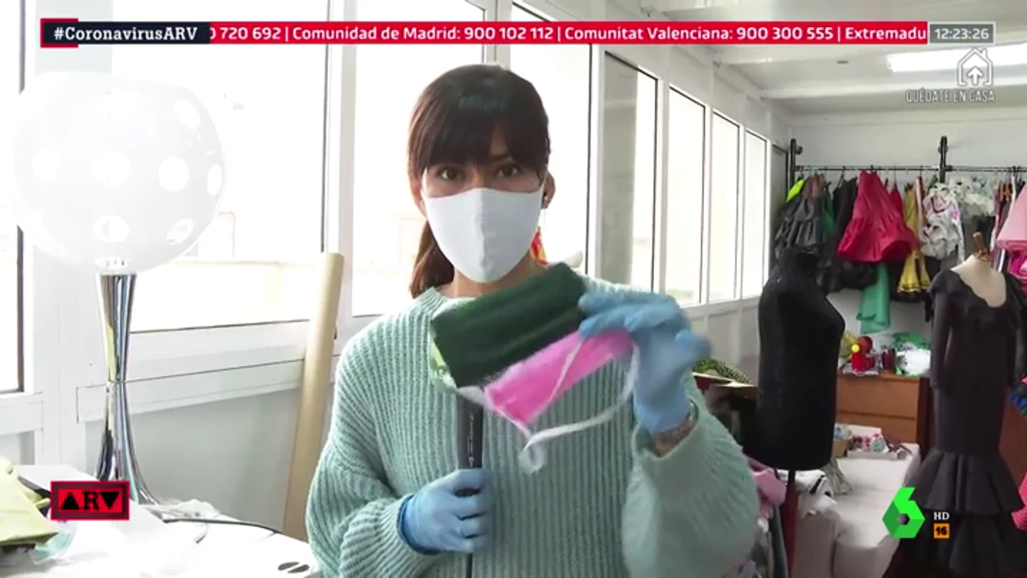 De taller de moda flamenca a fábrica de mascarillas para niños De taller de moda flamenca a fábrica de mascarillas para niños