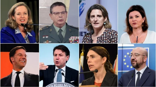 Las caras de la gestión del coronavirus en España y en el mundo Las caras de la gestión del coronavirus en España y en el mundo