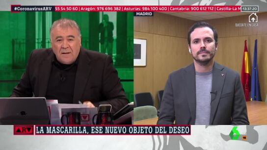 Al rojo vivo (21-04-20) Alberto Garz&oacute;n asegura que ser&aacute;n los menores de 14 a&ntilde;os quienes podr&aacute;n salir de casa