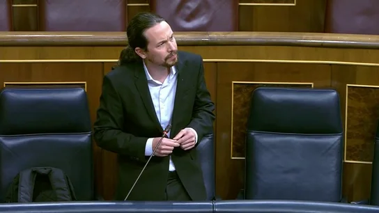 Iglesias carga contra Vox por criticar el Ingreso Mínimo Vital: "paguita es lo que recibió Abascal de Aguirre" Iglesias carga contra Vox por criticar el Ingreso Mínimo Vital: "paguita es lo que recibió Abascal de Aguirre"