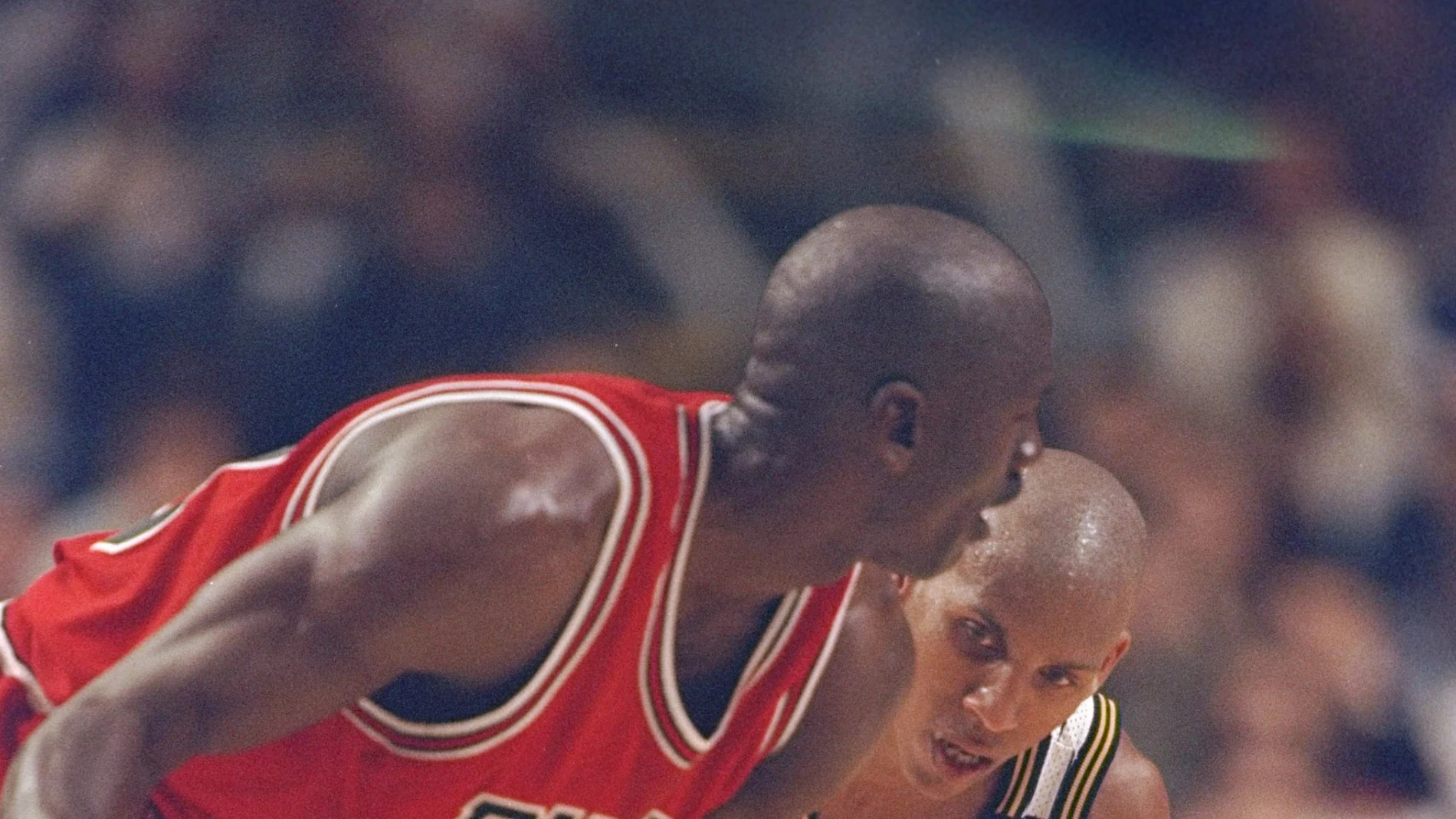 Michael Jordan y Reggie Miller