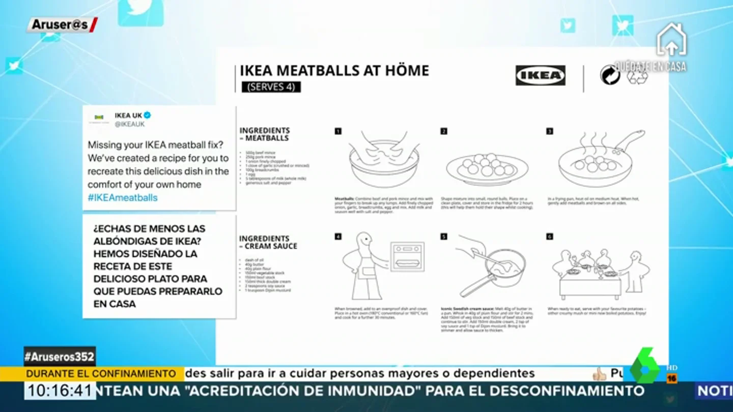 IKEA desvela su secreto mejor guardado: la receta de sus míticas albóndigas suecas IKEA desvela su secreto mejor guardado: la receta de sus míticas albóndigas suecas