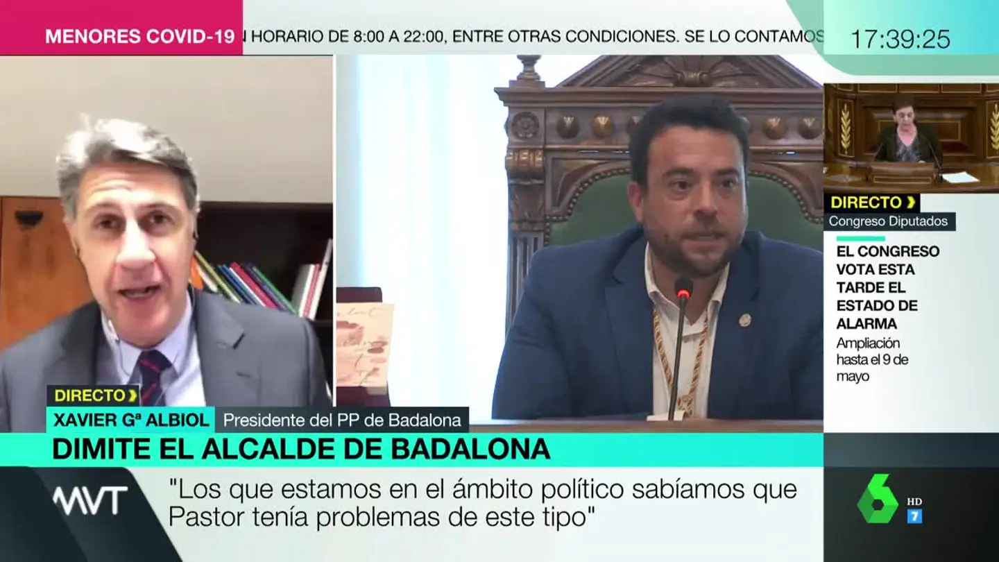 Xavier García Albiol en Más Vale Tarde Xavier García Albiol en Más Vale Tarde