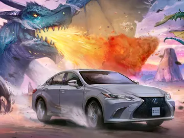 Ilustración estilo manga de Lexus Ilustración estilo manga de Lexus